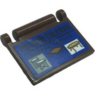 LEGO Reddish Brown Book Cover with 'THE COFFEE TABLE BOOK OF COFFEE TABLES' Sticker (24093)