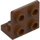 LEGO Roodachtig bruin Beugel 1 x 2 - 2 x 2 Omhoog (99207)