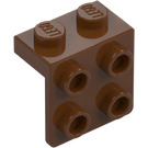 LEGO Marrone rossastro Staffa 1 x 2 con 2 x 2 (21712 / 44728)