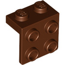 LEGO Rötlich-braun Halterung 1 x 2 mit 2 x 2 (21712 / 44728)