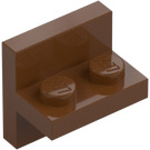 LEGO Reddish Brown Bracket 1 x 2 with Vertical Tile 2 x 2 (41682)