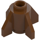 LEGO Reddish Brown Brick 1 x 1 Round with Fins (4588 / 52394)