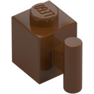 LEGO Reddish Brown Brick 1 x 1 with Handle (2921 / 28917)