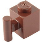 LEGO Reddish Brown Brick 1 x 1 with Handle (2921 / 28917)