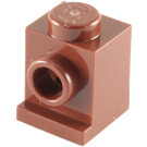 LEGO Brun rougeâtre Brique 1 x 1 avec Phare et fente (4070 / 30069)