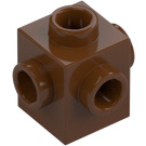 LEGO Reddish Brown Brick 1 x 1 with Studs on Four Sides (4733)