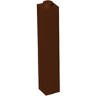 LEGO Reddish Brown Brick 1 x 1 x 5 with Hollow Stud (2453)