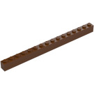 LEGO Reddish Brown Brick 1 x 16 (2465)