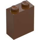 LEGO Rødbrun Kloss 1 x 2 x 2 med Indre knottholder (3245)