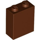 LEGO Roodachtig Bruin Steen 1 x 2 x 2 met Stud houder aan de binnenzijde (3245)