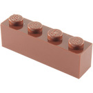 LEGO Rötlich-braun Backstein 1 x 4 (3010 / 6146)