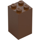 LEGO Rødbrun Klods 2 x 2 x 3 (30145)