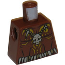 LEGO Reddish Brown Cannibal 1 Torso without Arms (973)