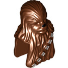 LEGO Rötlich-braun Chewbacca Kopf mit Schwarz Nose (30483 / 83929)