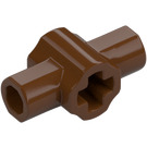 LEGO Reddish Brown Cross Connector with Holes and Axle Holders (24122 / 49133)