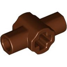 LEGO Reddish Brown Cross Connector with Holes and Axle Holders (24122 / 49133)