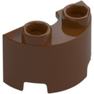 LEGO Reddish Brown Cylinder 1 x 2 Half (68013)