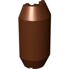 LEGO Reddish Brown Cylinder  3 x 6 x 10 Half (92591)