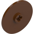 LEGO Reddish Brown Disk 3 x 3 (2723 / 52901)