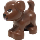 LEGO Roodachtig bruin Hond met Roze Tongue (36757)