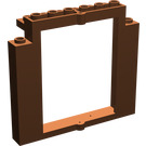 LEGO Reddish Brown Door Frame 2 x 8 x 6 Revolving without Bottom Notches (40253)