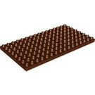 LEGO Reddish Brown Duplo Plate 8 x 16 (6490 / 61310)