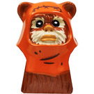 LEGO Reddish Brown Ewok Head (103557)