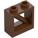 LEGO Reddish Brown Fence 1 x 2 x 1.3 (3224)