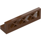 LEGO Roodachtig bruin Schutting 1 x 4 x 1 Lattice (3633)