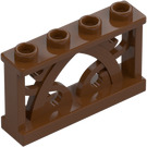 LEGO Rødbrun Gjerde 1 x 4 x 2 (19121)