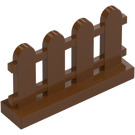 LEGO Rødbrun Hegn 1 x 4 x 2 Picket (33303)