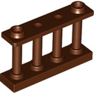 LEGO Reddish Brown Fence Spindled 1 x 4 x 2 with 2 Top Studs (30055)