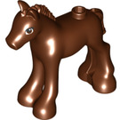 LEGO Rötlich-braun Foal mit Groß Brown Augen (11241 / 30432)