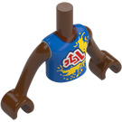 LEGO Rötliches Braun Friends Torso (Boy) (73161)