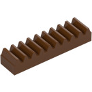 LEGO Reddish Brown Gear Rack 4 (3743 / 4296)