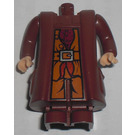 LEGO Reddish Brown Giant Hagrid Body with Light Flesh Hands and Shirt and Belt