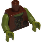 LEGO Reddish Brown Goblin Minifig Torso (973 / 88585)