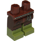 LEGO Brun Rougeâtre Goblin Minifigurine Hanches et jambes (3815 / 19265)