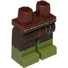 LEGO Brun rougeâtre Goblin Minifigure Hanches et jambes (3815 / 19265)