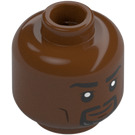 LEGO Reddish Brown Goliath Minifigure Head (Safety Stud) (3274 / 104634)