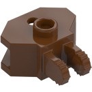 LEGO Reddish Brown Hinge 1 x 2 Locking with Towball Socket (30396 / 51482)