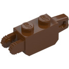 LEGO Reddish Brown Hinge Brick 1 x 2 Vertical Locking Double (30386 / 39893)