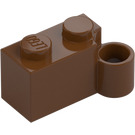 LEGO Reddish Brown Hinge Brick 1 x 4 Base (3831)