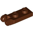 LEGO Reddish Brown Hinge Plate 1 x 2 with Locking Fingers with Groove (44302)