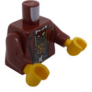 LEGO Reddish Brown Hounddog McBrag Torso (973 / 76382)