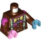 LEGO Reddish Brown Ice Cream Saxophonist Minifig Torso (973 / 76382)