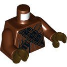 LEGO Roodachtig bruin Jawa Minifiguur Torso (973 / 76382)