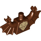 LEGO Reddish Brown Man-Bat Torso with Bat Wings (973 / 10677)