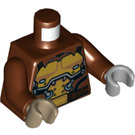 LEGO Rødbrun McCree Minifig Torso (973 / 76382)