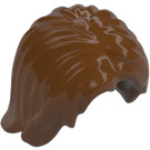 LEGO Reddish Brown Mid-Length Tousled Hair with Center Parting (88283)